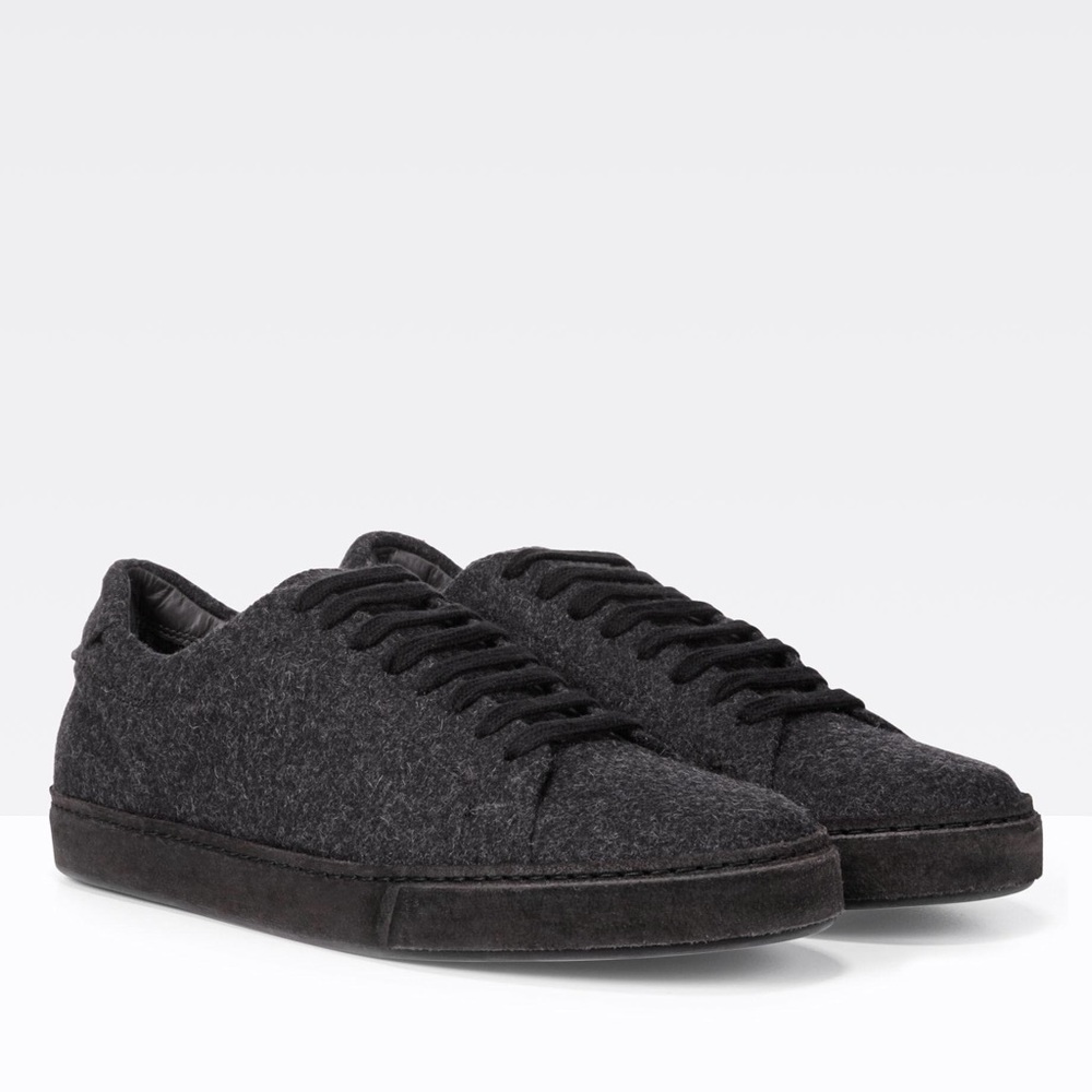 Vince Noble Wool Sneakers, Sz 10M, Graphite